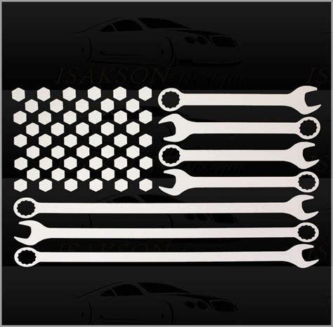 In this third cricut design space tutorials, you will learn how to find and use the extra characters in fonts. Mechanic sticker decal American Flag Veteran USA Patriot America United States | eBay Motors ...