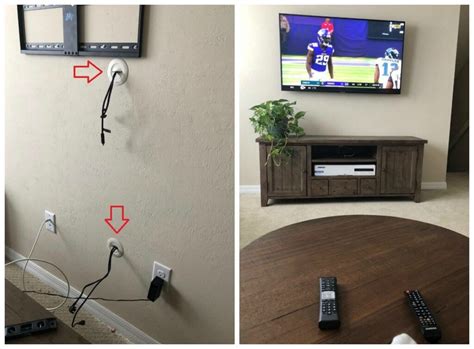 How To Hide Cables For A Tv Wall Mount Wall Mount Ideas