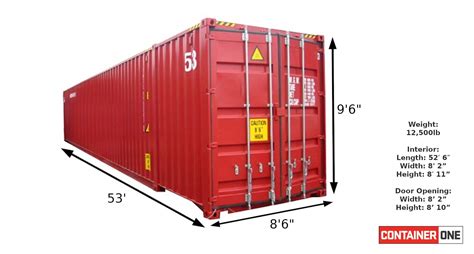 Buy 53 Ft Shipping Containers Container One