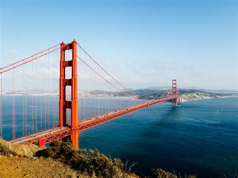 Free Photo Golden Gate Bridge In San Francisco California Usa