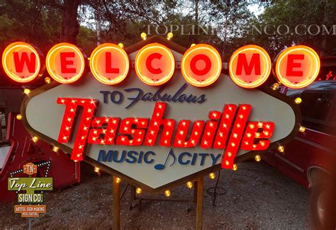 Nashville Sign Neon Signs Custom Signs Marquee Signs Nashville Neon