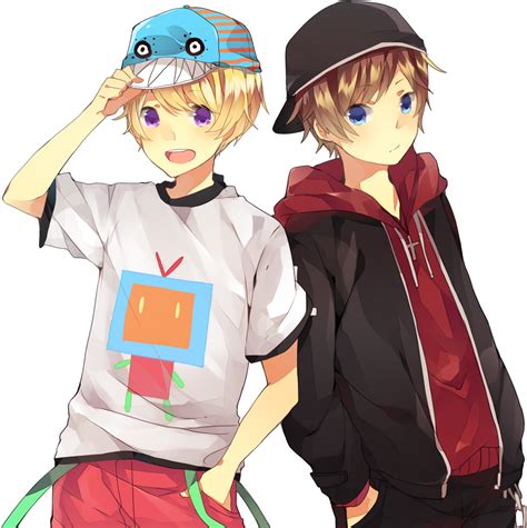 Manga Boy Clipart Transparent Two Anime Boys Png Download