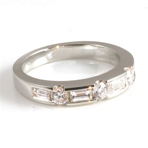 Check spelling or type a new query. 18ct White Gold Diamond Half Eternity Ring
