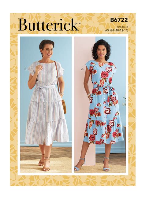 Pdb6722 Misses Dresses Butterick Patterns