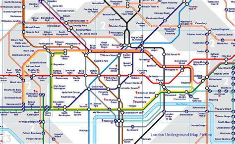 Printable London Underground Map 2014