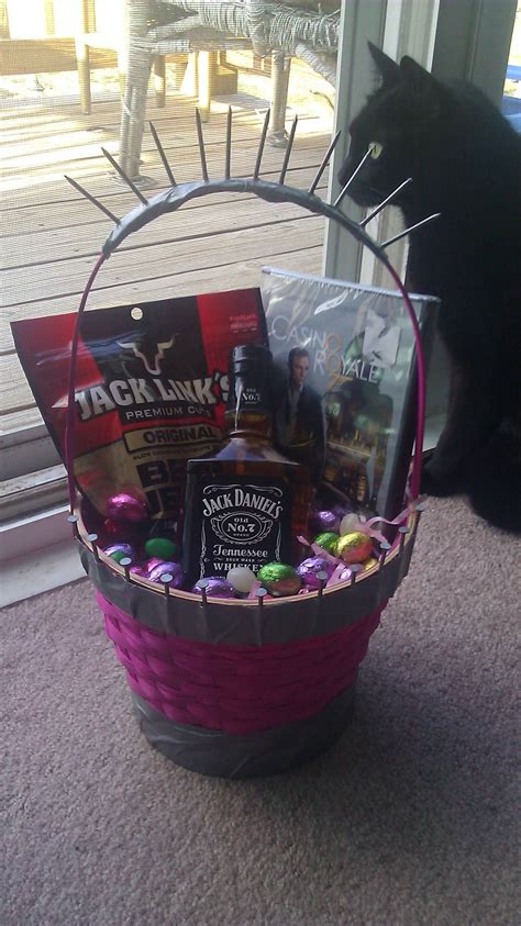 A Manly Easter Basket Easter T For Adults Spring Easter Crafts