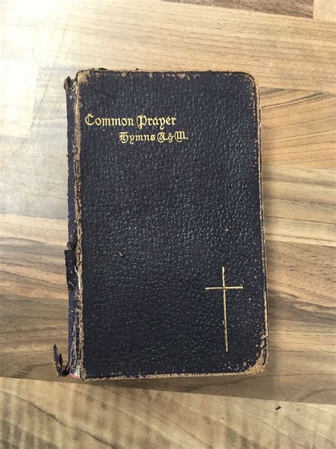 Antique Book Of Common Prayer And Hymns Ancient And Modern Etsy