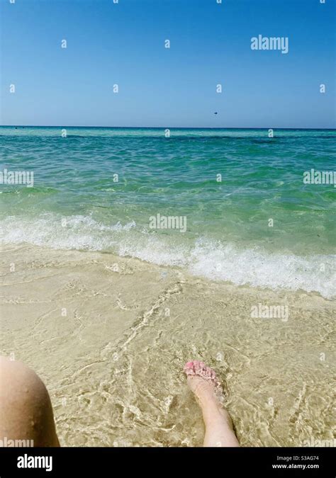 Sand Between My Toes Stock Photo Alamy