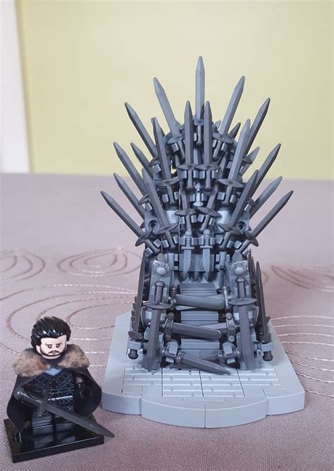 Lego Moc The Iron Throne From The Game Of Thrones By Dranac