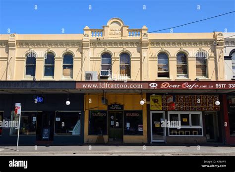 Restored Victorian buildings on King Street, the main thoroughfare in