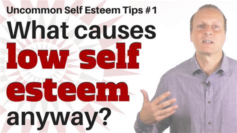 Repressing negative thoughts and feelings isn't always a good thing. What causes low self esteem, anyway? [Uncommon Self Esteem ...