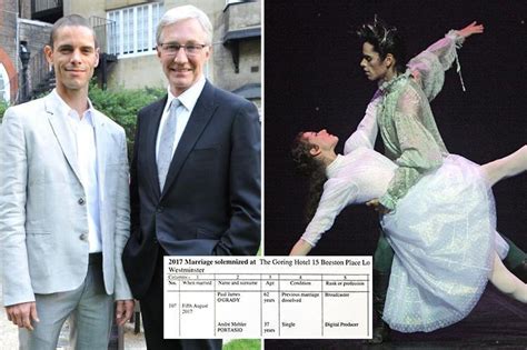 Blind Date Host Paul Ogrady 62 Marries His Ballet Dancer Partner