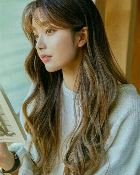 𝔗𝔥𝔢𝔦𝔯 𝔉𝔦𝔢𝔯𝔠𝔢 𝔞𝔫𝔤𝔢𝔩 Brown Hair Korean Korean Hair Color Ulzzang Hair