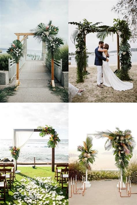 20 Tropical Wedding Arches And Altars