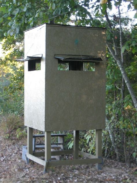 Poor Mans Hunting Blind Diy Plans Deer Hunting Box Blind Etsy