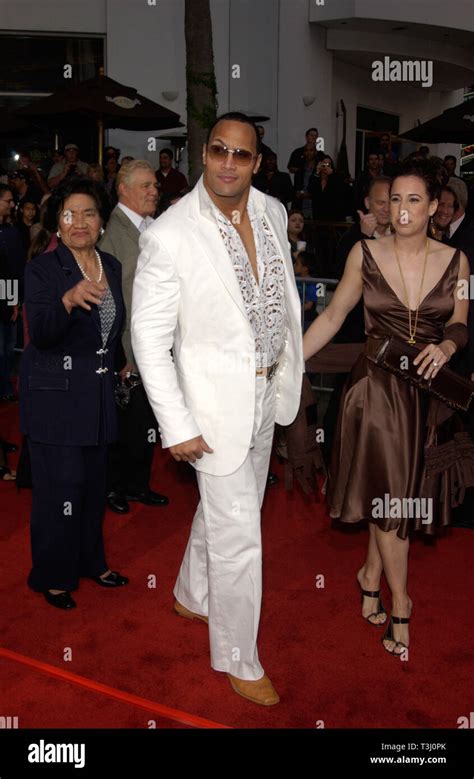Los Angeles Ca April 17 2002 Actor Dwayne Johnson Aka The Rock