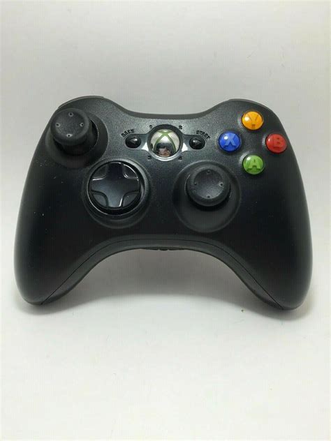 Official Oem Original Microsoft Xbox 360 Wireless Controller All Black