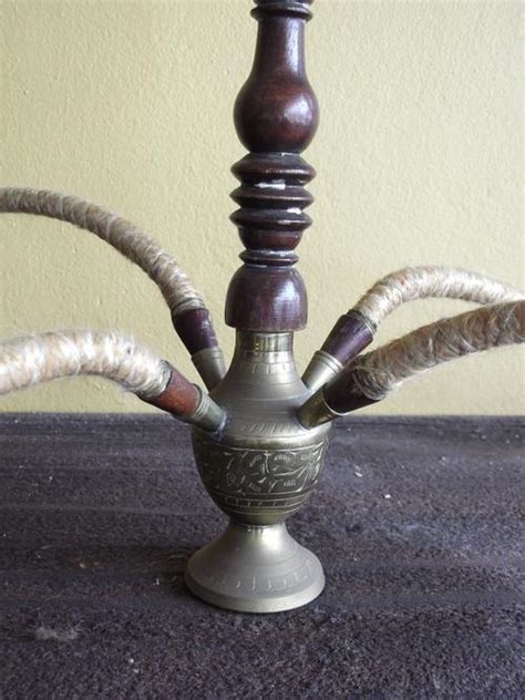 Other Smoking Accessories Indian Brass 4 Pipe Hubbly Bubbly As Per