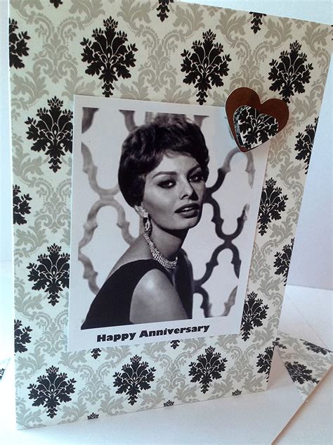 Sophia Loren Famous Italian Actress Vintage Anniversary