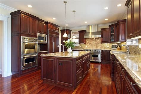 Kitchen Colors with Brown Cabinets - Home Furniture Design