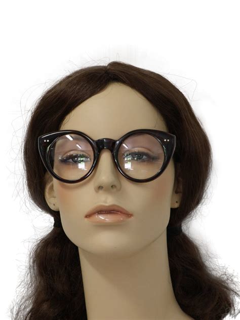 1960 s retro glasses 60s style made more recently kiss womens dark tortoise shell round