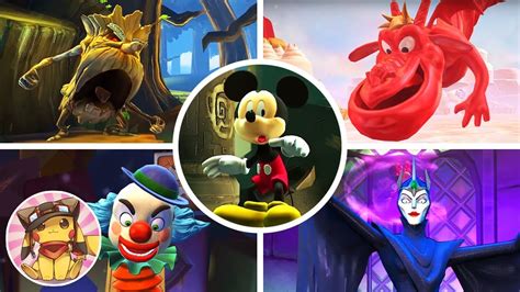 Castle Of Illusion Starring Mickey Mouse Bosses Fasrameri