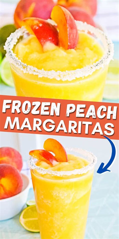 Frozen Peach Margaritas Recipe