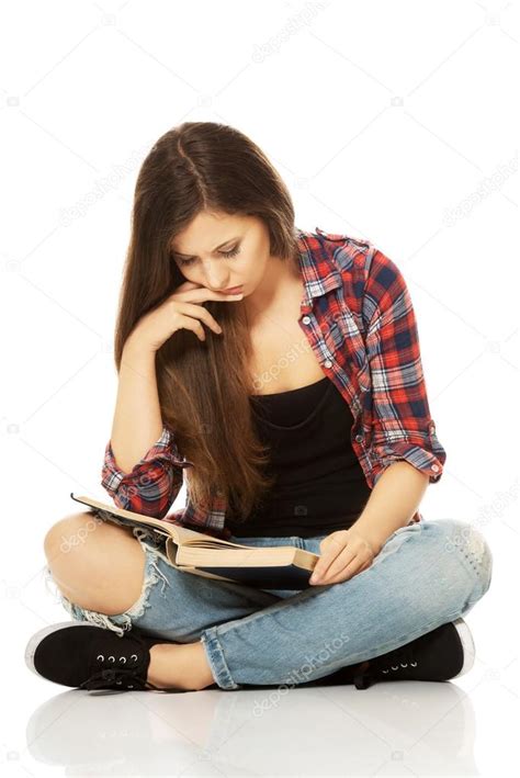 The hip pain was caused by a serious fall or accident. Woman sitting cross-legged — Stock Photo © piotr_marcinski ...
