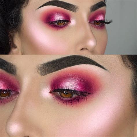 Eye Makeup Glitter Pink Eye Makeup Looks Pink Eyeshadow Eye Makeup