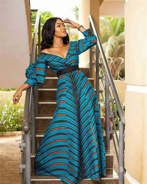 Le pagne robe africaine model pagne africain robe. 47 modèles de robes en pagne chics et tendances pour vos ...