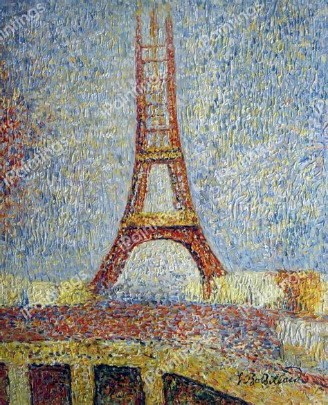 Eiffel Tower Painting By Georges Seurat Reproduction