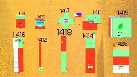 Numberblocks Band Retro 1401 To 1420 Each Sound But My Version Youtube