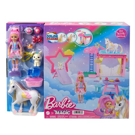 Barbie A Touch Of Magic Chelsea And Pegasus Playset