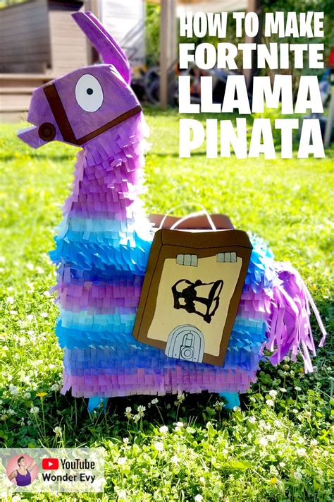 Diy Fortnite Llama Pinata In Real Life How To Make Life Size Llama