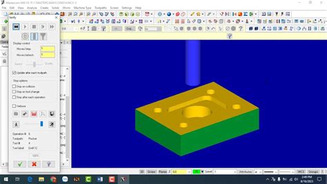 Bài 5 Contour Lập Trình Phay Cnc 2d Trên Master Cam Youtube