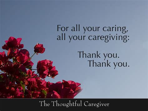 Quotes To Thank Caregivers Quotesgram