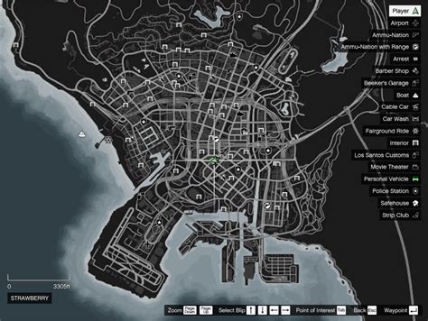 Los Santos Gta V Map