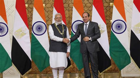 watch india s pm modi conferred with egypt s highest civilian honour ‘order of nile