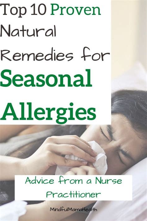 Proven And Safe Natural Remedies For Seasonal Allergies Mindful Mama