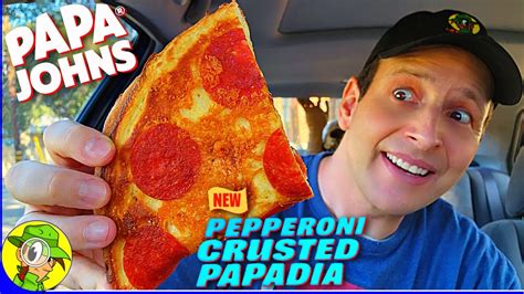 Papa John S® Pepperoni Crusted Papadia Review 🍕🧀🫓 Peep This Out 🕵️‍♂️ Youtube