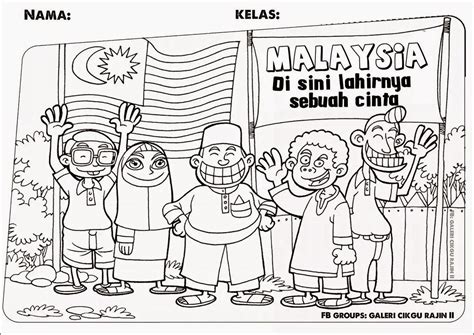 Gambar Mewarnai Tema Hari Kemerdekaan