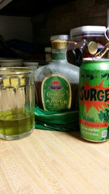 Washington apple drink crown apple. The Royal Surge-2oz Green Apple Crown Royal & 4oz Surge. It is absolutely amazing! My husband ...