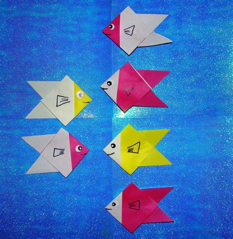 Origami Maniacs Easy Origami Fish For Little Kids