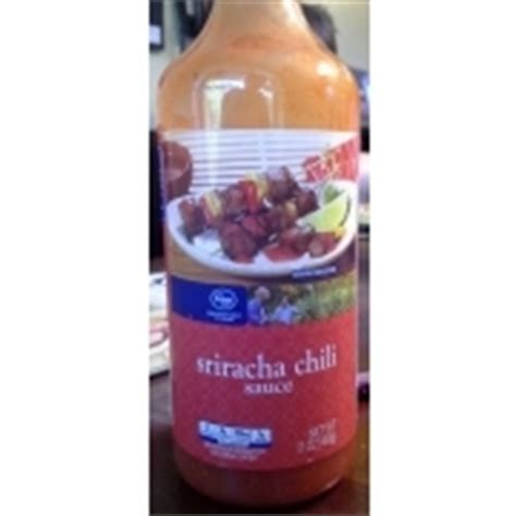 You will now begin to receive emails to help you save the most at kroger! Kroger Sriracha Chili Sauce: Calories, Nutrition Analysis ...