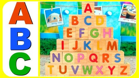 Learn Abc Alphabet With Blocks Kids Babies Toddlers