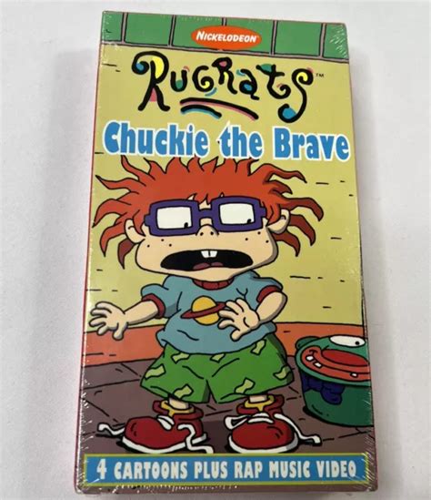 Rugrats Chuckie The Brave Vhs 1996 New Sealed Nickelodeon Orange Tape