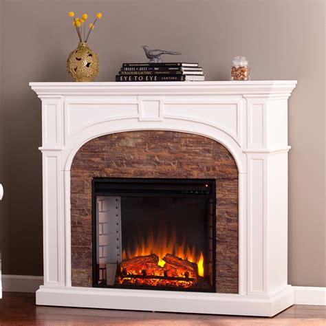 Three Posts Bairdford Stacked Stone Effect Electric Fireplace And Reviews