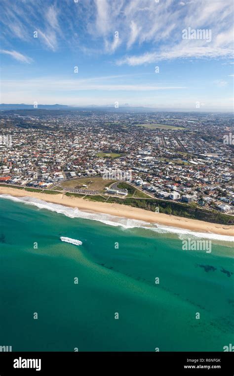 An Aerial View Of Dixon Park And Merewether Beach In Newcastle Nsw