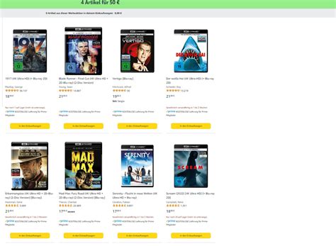UHD Blu Rays Spottbillig In Amazon Aktion