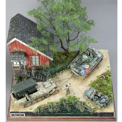 135 Scale Military Dioramas Building Model Kits Architecture House